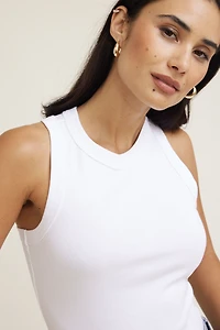 Camisole à col rond en coton