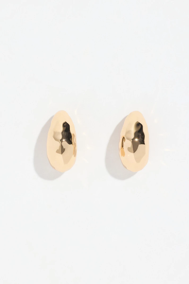Mini pendants d’oreilles martelés