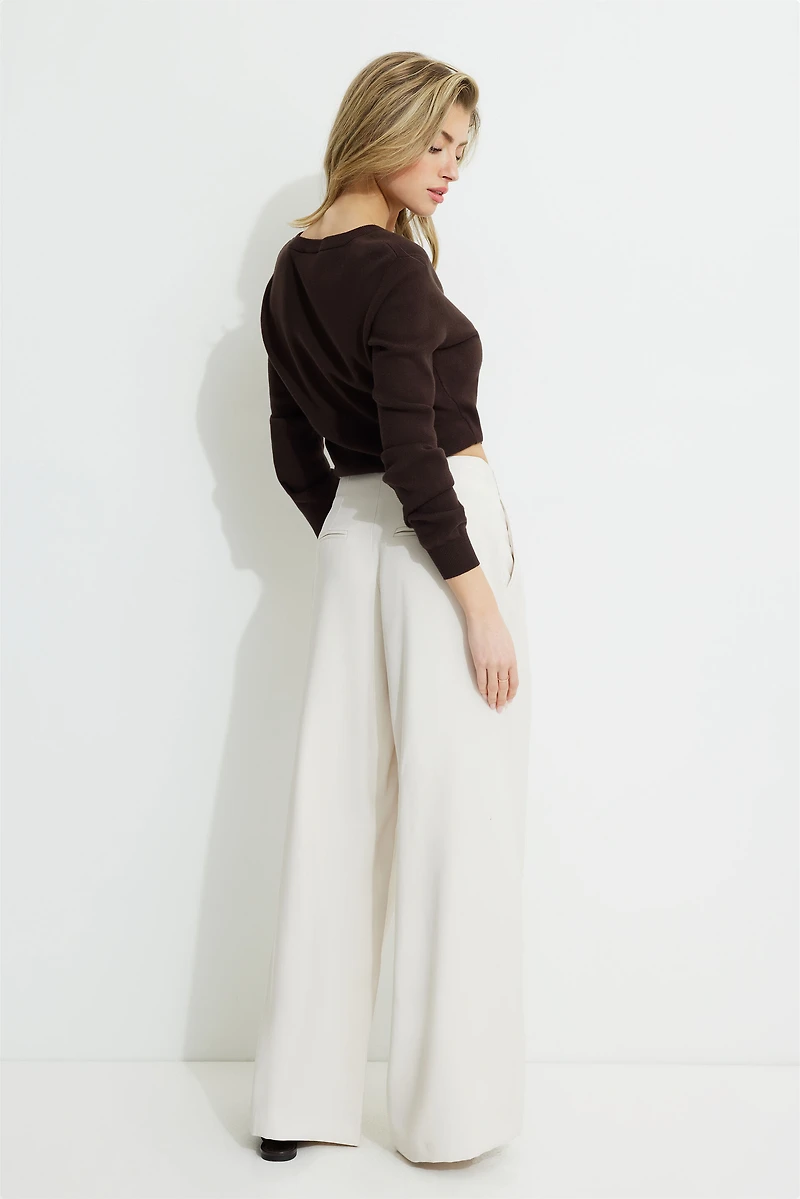 Wide Leg Drawstring Pants