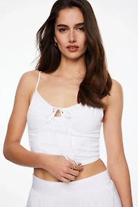 Haut bustier en à col cœur