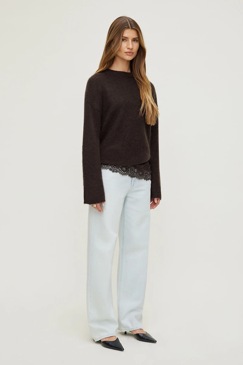 Mika Mid Rise Relaxed Straight Leg Jeans