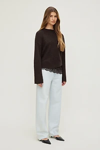 Mika Mid Rise Relaxed Straight Leg Jeans