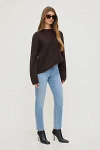 Frenchie Stretch High Rise Slim Leg Jeans
