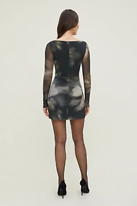 Minirobe en maille à manches longues Katia