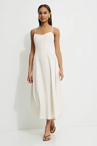 Robe maxi Belle à col en cœur