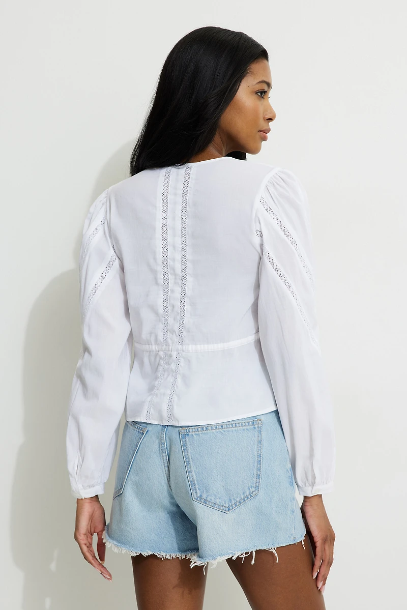 Balloon Sleeve Blouse