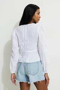 Balloon Sleeve Blouse