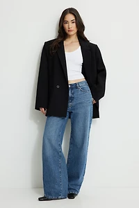 Sydney Mid Rise Baggy Fit Jeans