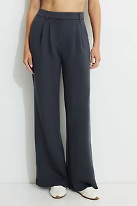 Pantalon à jambe large en scuba Anywear Alex