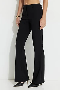 Pantalon évasé à taille haute