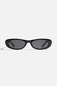 Lunettes de soleil ovales très minces