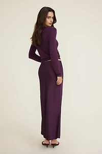 Satin Maxi Skirt