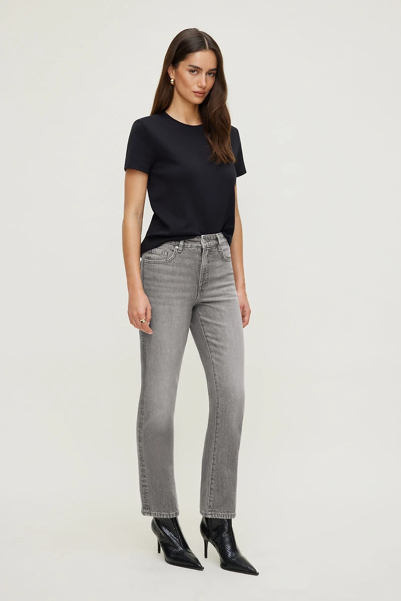 Frenchie High Rise Slim Leg Jeans
