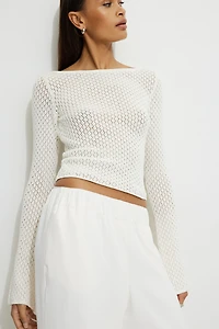 Carlina Crocheted Sweater