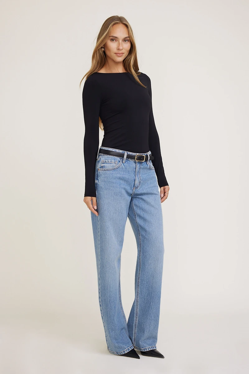 Nola Sculpt Long Sleeve Top