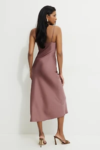 Aimee Satin Maxi Dress