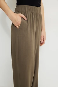 Wide Leg Pull On Pants