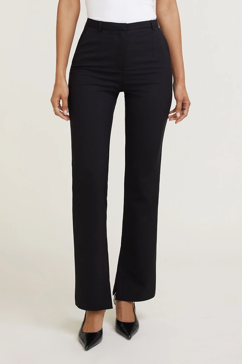 High Rise Slim Leg Pants