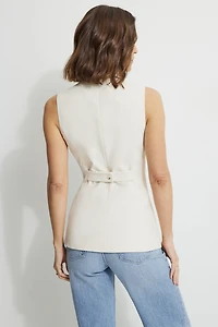 Round Neck Flyaway Vest