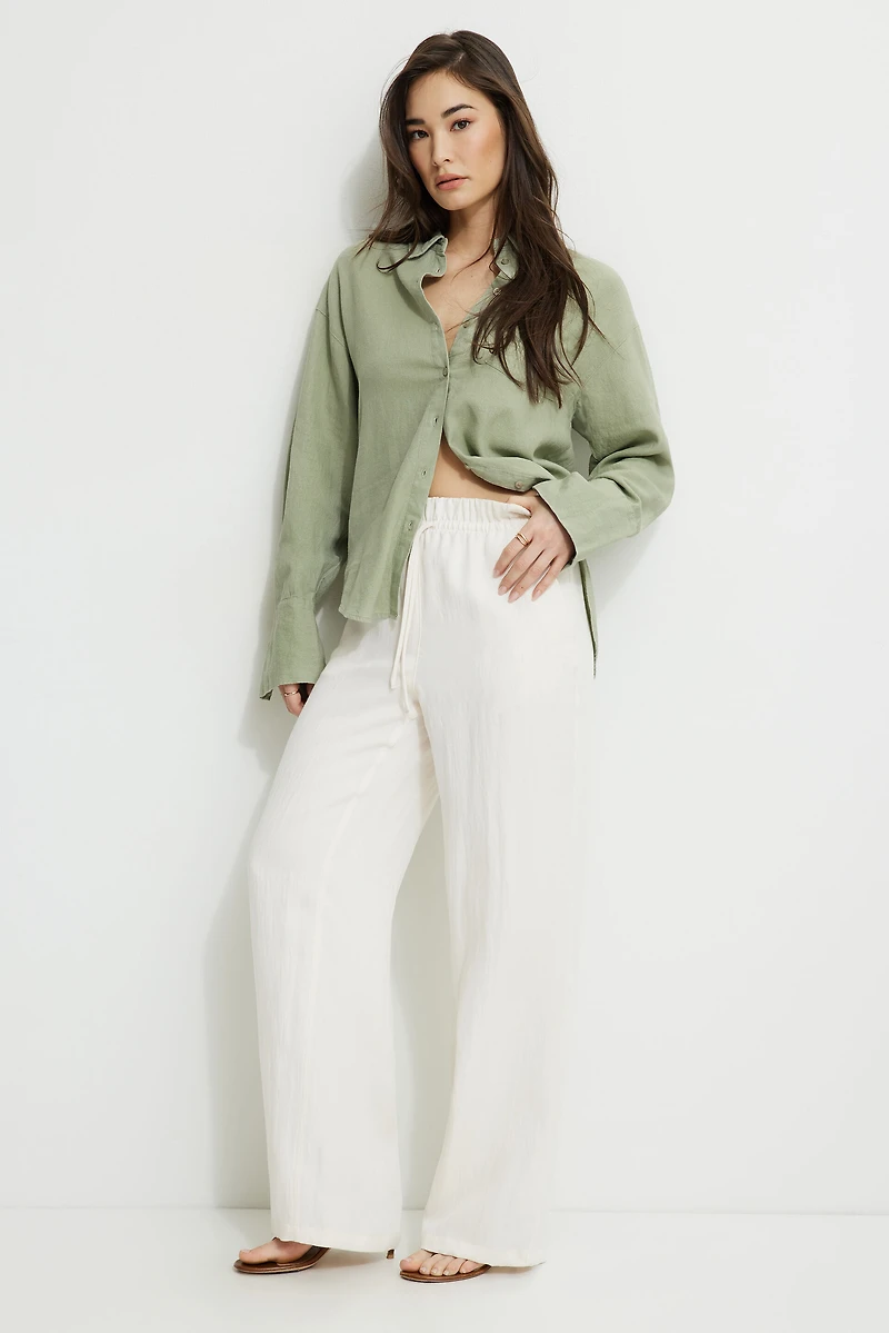 Monroe Oversized Linen Shirt