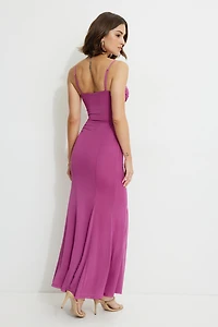 Sweetheart Mesh Maxi Dress
