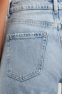 Jean « mom » Claudia à taille ultra-haute