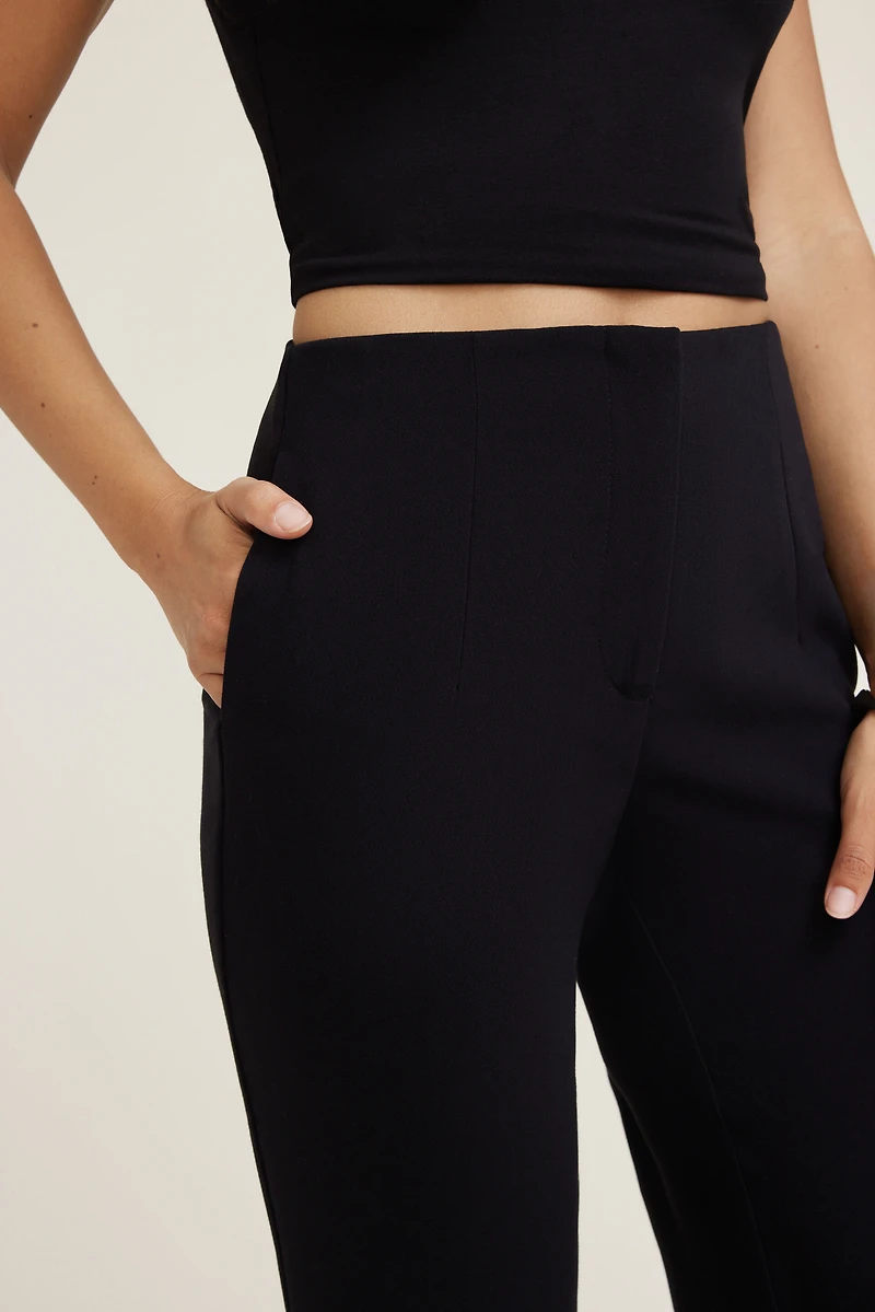 Pantalon ajusté à jambe sem-évasée Stevie