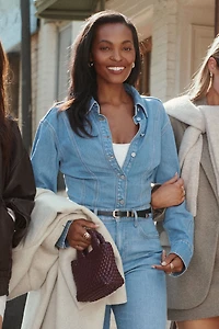 Cinched Tencel™ Denim Shirt