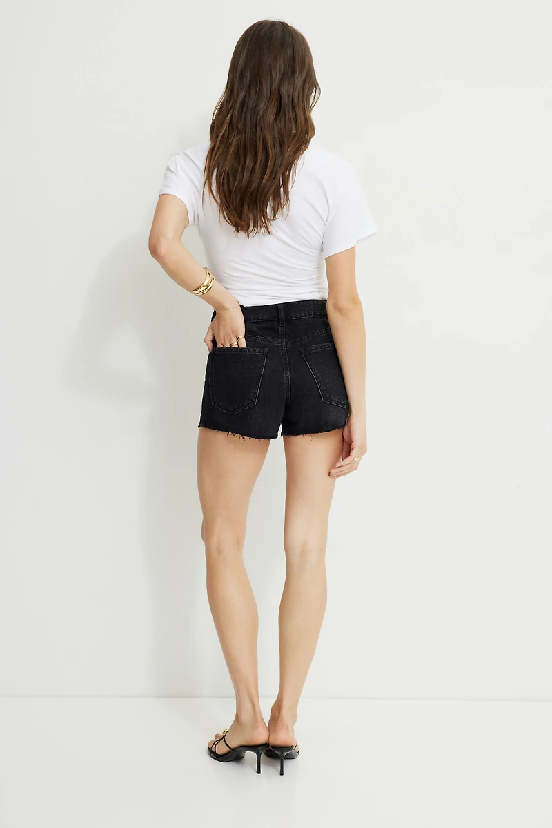 Short en denim « mom » Claudia