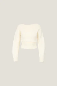 Chandail à taille cintrée et col bateau Juliet