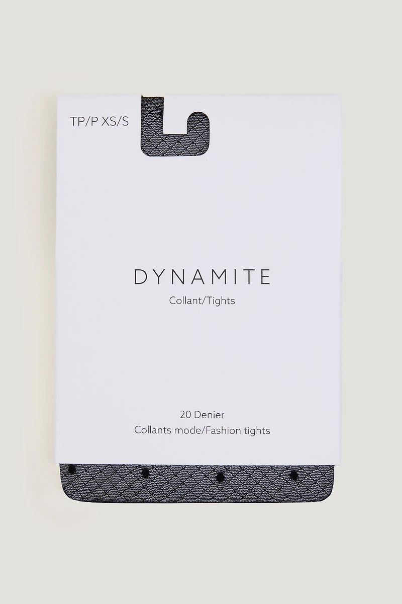 Sheer Polka Dot Fishnet Tights