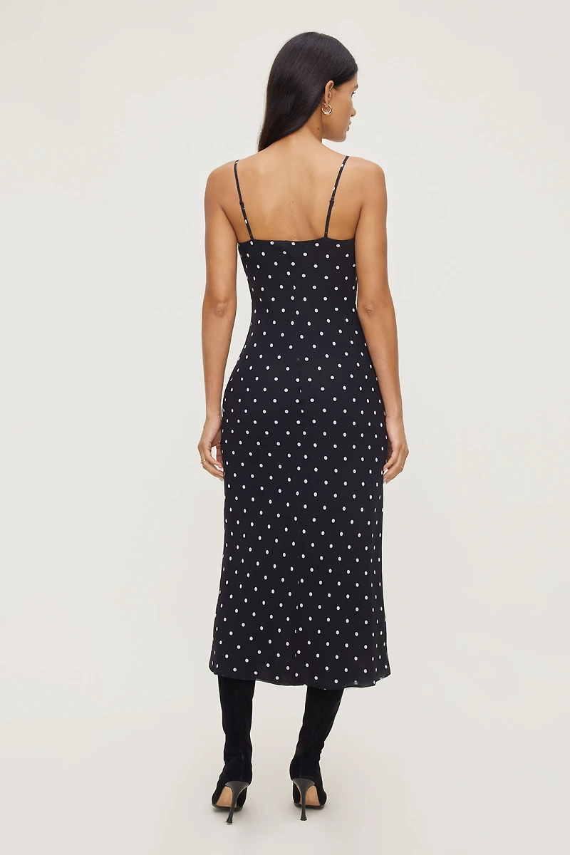 Estera Polka Dot Maxi Dress