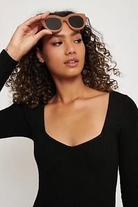 LE SPECS | Air Heart Cat-Eye Sunglasses