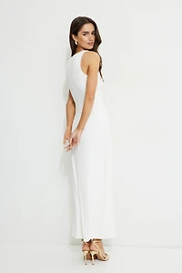 Sculpt Deep Plunge Maxi Dress