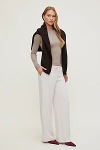 Pantalon fluide à jambe large Leo