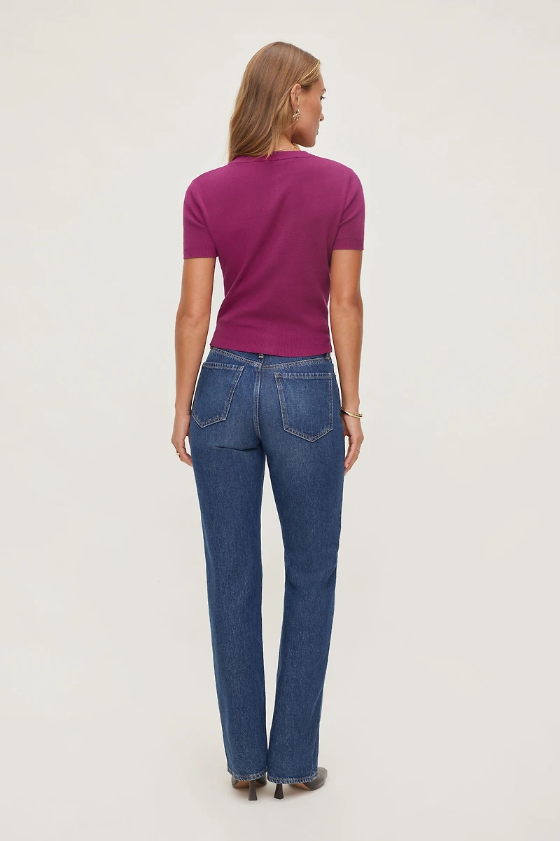 Cardigan à manches courtes Becca