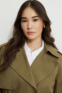 Twill Trench Coat