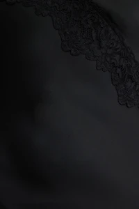 Robe nuisette maxi asymétrique