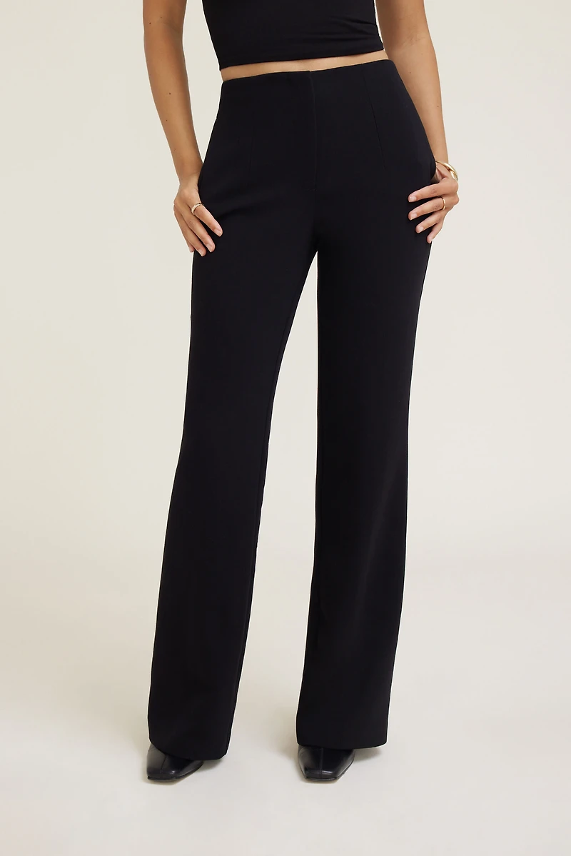 Pantalon ajusté à jambe sem-évasée Stevie