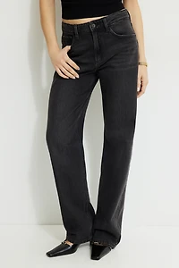 Mika Mid Rise Relaxed Straight Leg Jeans