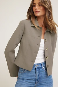 Veston court fluide Charlotte