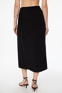 Jupe midi de style nuisette Maxine