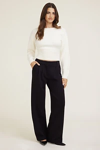 Pantalon à jambe large en scuba Anywear Alex