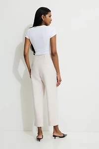Straight High Waist Ankle Pants