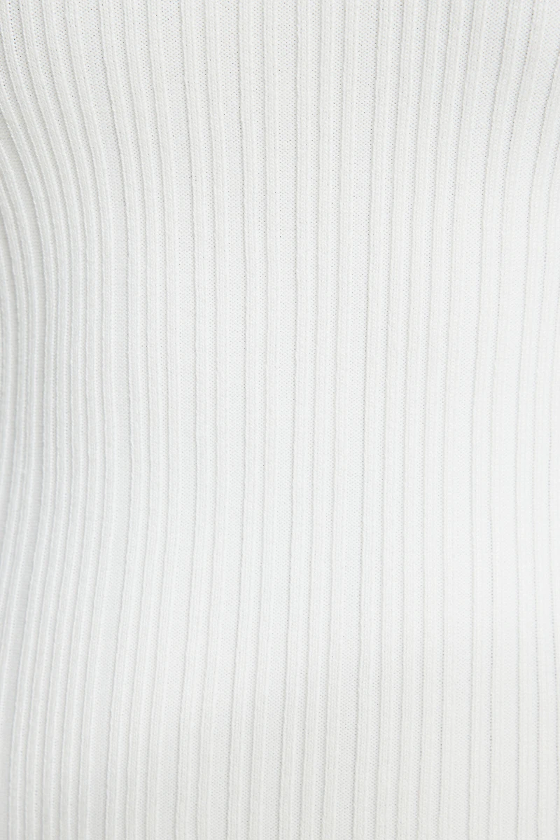 Ribbed Boat Neck Mini Sweater Dress