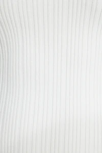 Ribbed Boat Neck Mini Sweater Dress