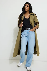 Essential V Neck Cotton T Shirt