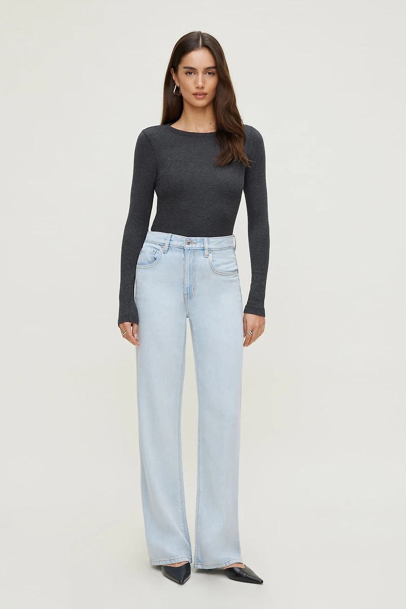 Heidi High Rise Wide Leg Tencel™ Jeans