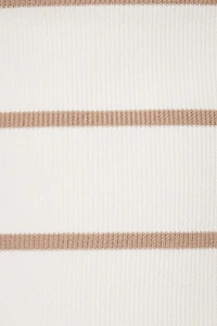 Striped Square Neck Mini Dress