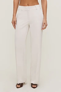 Pantalon fluide et épuré à jambe droite Camelia